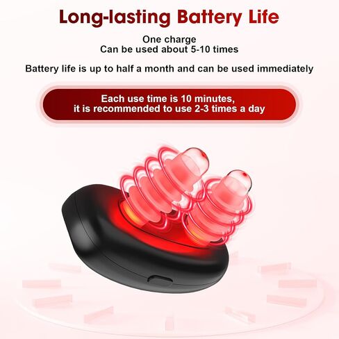 Red Light Therapy for Nose,LED Nasal Device for Sinus Relief&Dry Nose,Portable USB Charging Light Therapy in Saudi Arabia
