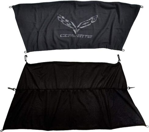 Rear Trunk Security Upper Lower Shade Cover Black for Corvette C7 Z06 Z51 2014-2019 in Saudi Arabia