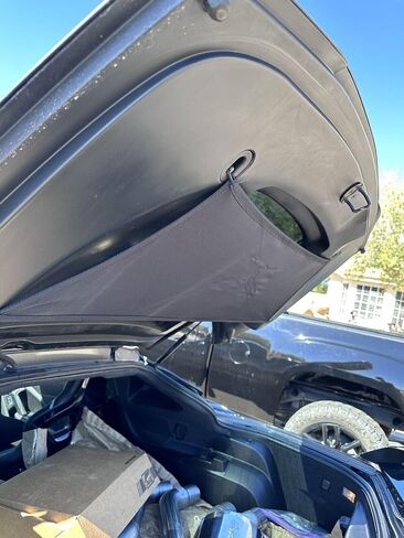 Rear Trunk Security Upper Lower Shade Cover Black for Corvette C7 Z06 Z51 2014-2019 in Saudi Arabia