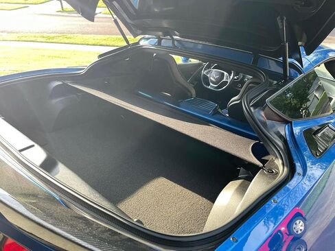 Rear Trunk Security Upper Lower Shade Cover Black for Corvette C7 Z06 Z51 2014-2019 in Saudi Arabia