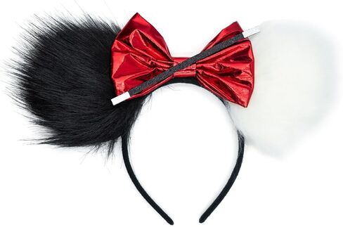 Halloween Mouse Ears Headband Pumpkin Spider Bat Witch Hairband Sequin Bow Hair Hoop Headpiece for Cosplay Party in Kuwait