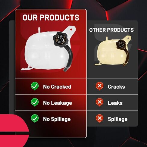 BDFHYK Engine Coolant Expansion Reservoir Overflow Tank Compatible with 2012-2019 Chevrolet Chevy Sonic Replace 95048411 42609220 GM3014167 in Kuwait