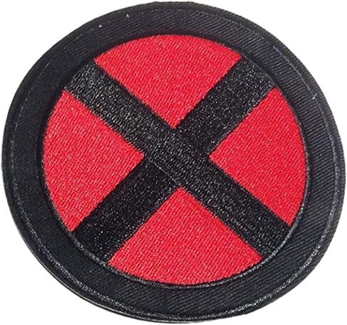 Xmen X Logo Embroidered 3 1/2 Inches Tall Patch in Saudi Arabia