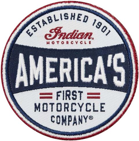 Indian Motorcycle America's First Embroidered Patch, 2.7" Diameter - 2862950 in Saudi Arabia