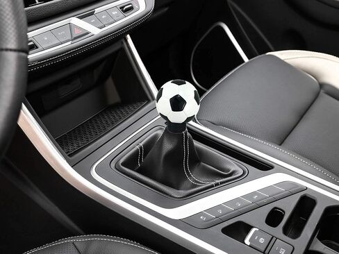 Abfer Car Shifter Knob Basketball Shape Shift Knobs Ball Gear Stick Lever Handle Fit Most Manual Automatic Transmission Vehicles, in Saudi Arabia