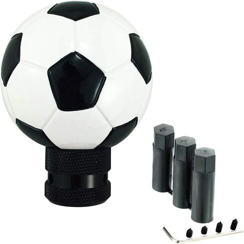 Abfer Car Shifter Knob Basketball Shape Shift Knobs Ball Gear Stick Lever Handle Fit Most Manual Automatic Transmission Vehicles, in Saudi Arabia