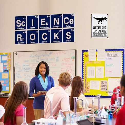 Students Teachers Gift High School Middle School Decor Sign Funny Math/English/Science/History Class Tin Sign for Home Classroom Study Room Wall Decor 8x12 Inch (3126) in Saudi Arabia
