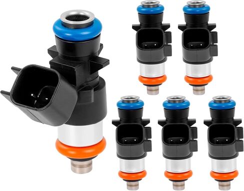 Fuel Injectors Set of 6 23250-46090 Compatible with 1998-2005 Lexus GS300, 2001-2005 Lexus lS300, 1998-2000 Lexus SC300 3.0L, Fuel injectors for 1998 Toyota Supra 2 Holes in Kuwait