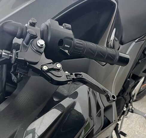 أجزاء معدلة لأذرع فرامل قابض الدراجة النارية متوافقة مع CBR1000RR/FIREBLADE/SP 2008-2020 CBR600RR 2007-2020 CB1000R /NeoSportCafe 2018-2020 ملحقات قابلة للتمديد قابلة للطي وقابلة للتعديل. (أسود) in Kuwait