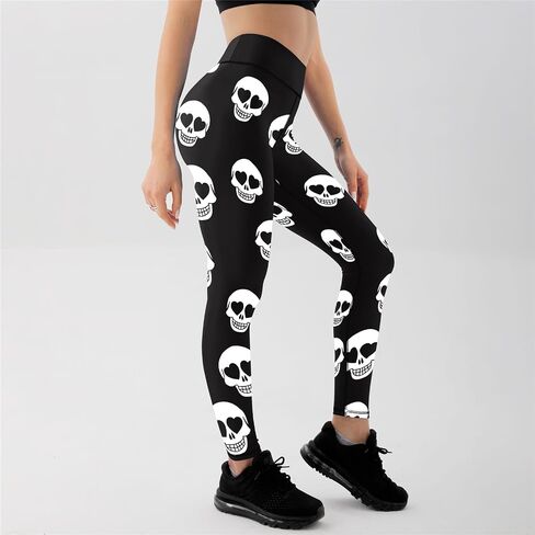 High-Waisted Leggings Yoga Pants for Womens Nighttime Printed Shiny Outdoor Fitness Yoga Pants, Cycling Indoor in Saudi Arabia