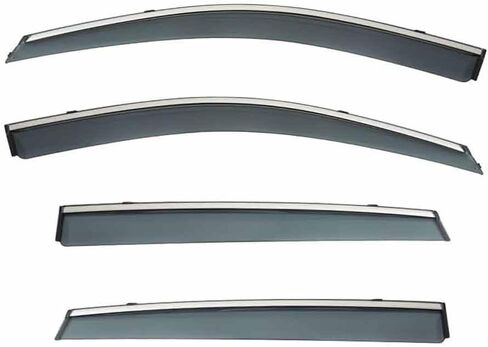 Car Windshield Rain Guards for Renault Samsung QM5 MK1-HY 2007-2016, Front Rear Window Wind Deflectors Visors Waterproof Deflector Windows Exterior Accessories in Saudi Arabia