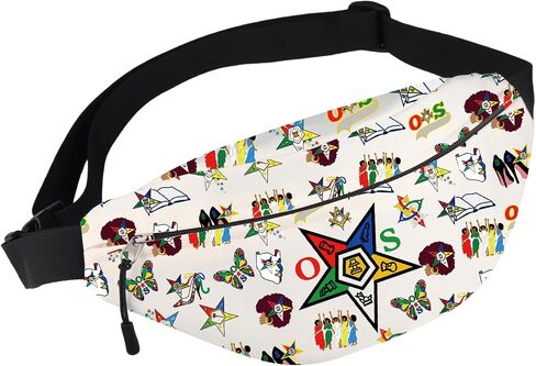 G2TUP Sorority Sisterhood Fanny Pack Sorority Sister Fans Gift Eastern Star Greek Sorority Waist Bag Paraphernalia Merch (Sisterhood OE WB) in Saudi Arabia