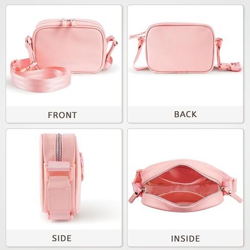 Crossbody Bags for Girls Teen,PU Leather pink Purses,vCrossbody Purses with Initial Letters, Chest Bag,Travel Purse,Best Friend Birthday Gifts for Women Girls Teen (pink-X) in Saudi Arabia