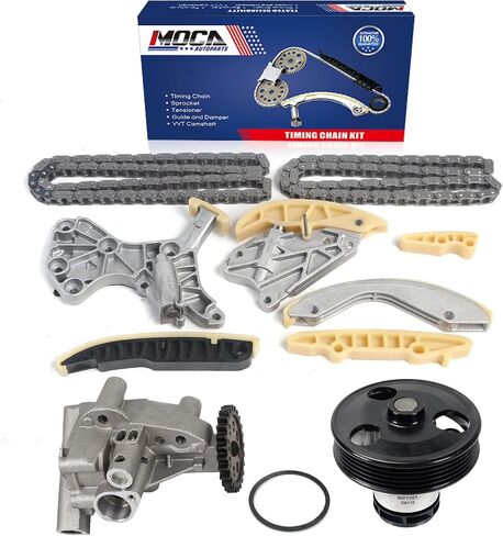 MOCA Timing Chain Kit Oil Pump Water Pump Compatible with 05-07 for Volkswagen Jetta & 06-07 for Volkswagen Beetle & 06-07 for Volkswagen Rabbit 2.5L in Saudi Arabia