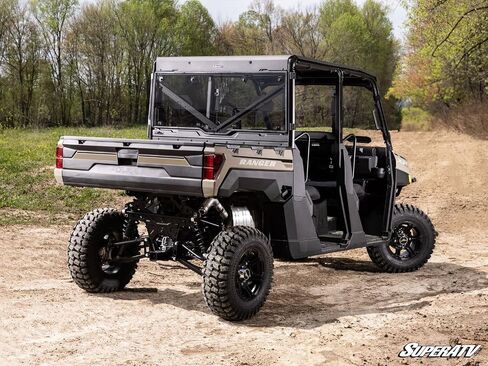 SuperATV بولاريس رينجر 1000 الزجاج الأمامي الخلفي | 2023+ | بولي كربونات قياسي - لون فاتح in Saudi Arabia