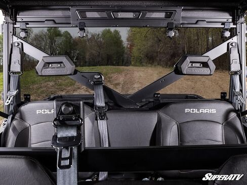 SuperATV بولاريس رينجر 1000 الزجاج الأمامي الخلفي | 2023+ | بولي كربونات قياسي - لون فاتح in Saudi Arabia