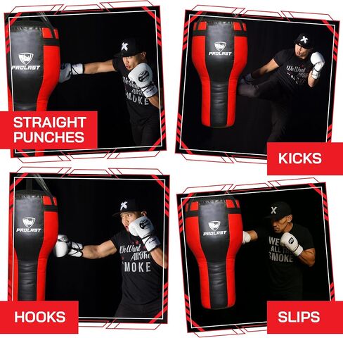 Boxing Angle Heavy Bag - Punching Bag Best for Hook and Upper Cut- UNFILLED (Black and Yellow) in Saudi Arabia