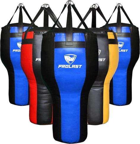 Boxing Angle Heavy Bag - Punching Bag Best for Hook and Upper Cut- UNFILLED (Black and Yellow) in Saudi Arabia