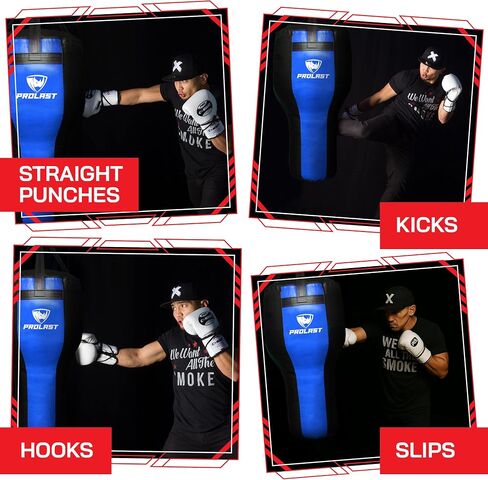 Boxing Angle Heavy Bag - Punching Bag Best for Hook and Upper Cut- UNFILLED (Black and Yellow) in Saudi Arabia