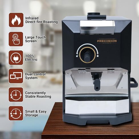 500g automatic coffee roaster machine for home use with smoke filter and chaff collector in Saudi Arabia