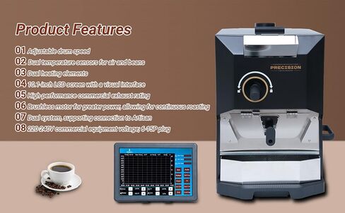 500g automatic coffee roaster machine for home use with smoke filter and chaff collector in Saudi Arabia