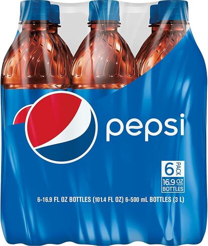 بيبسي، زجاجات، 16.9 أونصة سائلة (عبوة من 6) in Kuwait
