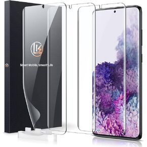 واقي شاشة LK مكون من قطعتين لهاتف Samsung Galaxy Note 20 Ultra [ليس زجاجيًا] مع عبوتين من واقي عدسة الكاميرا، واقي شاشة خالٍ من الفقاعات لهاتف Note 20 Ultra in Kuwait