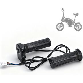 استبدال مقبض الخانق للدراجة الإلكترونية 36 فولت من Throttle KH-DX مع شاشة عرض الجهد LCD والتحكم في السرعة، متوافق مع Jetson Bolt Pro/Atlas، DYU D3F/D2F/C3/C4، Ancheer، مسرع قبضة تويست للدراجة الكهربائية بقدرة 250 وات in Saudi Arabia