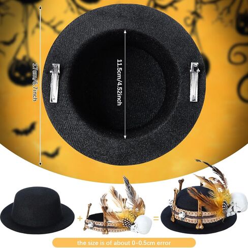 Voodoo Mini Hat Separate Hat and Headband Voodoo Costume for Themed Parties Halloween Fancy Party Jewelry Adult in Saudi Arabia