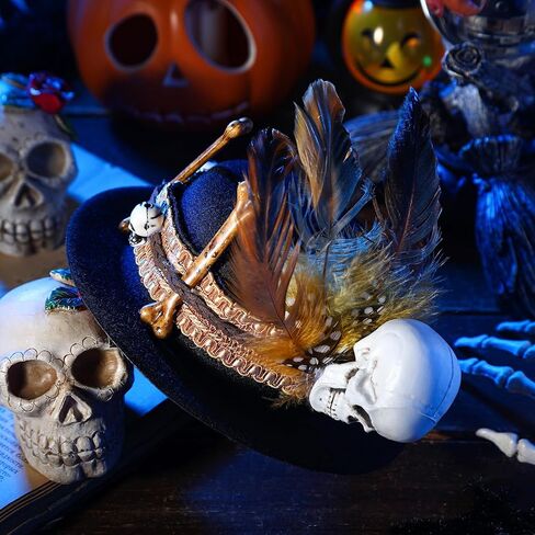 Voodoo Mini Hat Separate Hat and Headband Voodoo Costume for Themed Parties Halloween Fancy Party Jewelry Adult in Saudi Arabia