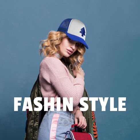 قبعة زي ديبر باينز للرجال والنساء والأولاد والبنات الهالوين، قبعة شجرة الصنوبر التنكرية مع قلادة in Kuwait