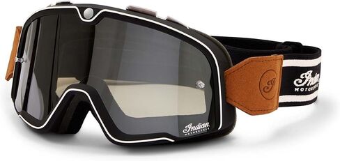 Indian Motorcycle Logo Goggle, Black/White in Saudi Arabia