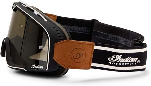 Indian Motorcycle Logo Goggle, Black/White in Saudi Arabia
