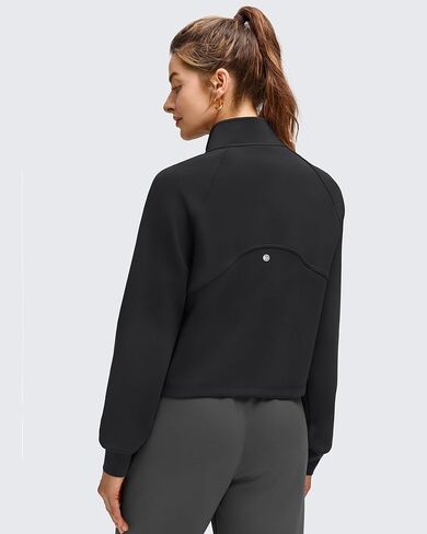 G4Free Smoofit Modal Soft Women's Zip Up Jackets Mock Neck Casual Sweatshirts Athletic Workout Tops with Pockets in Saudi Arabia