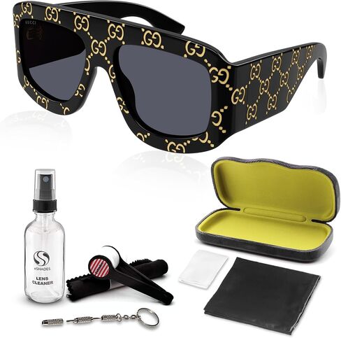 Gucci GG0983S Designer Square Aviator Shape Sunglasses with Non-Polarized Lenses - Epitome of Luxury and Style in Saudi Arabia