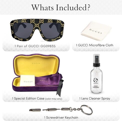 Gucci GG0983S Designer Square Aviator Shape Sunglasses with Non-Polarized Lenses - Epitome of Luxury and Style in Saudi Arabia