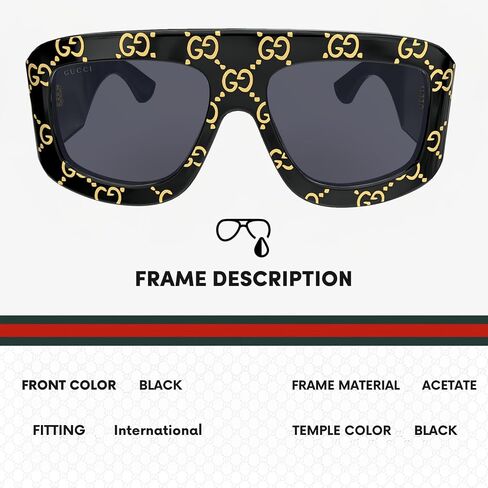 Gucci GG0983S Designer Square Aviator Shape Sunglasses with Non-Polarized Lenses - Epitome of Luxury and Style in Saudi Arabia