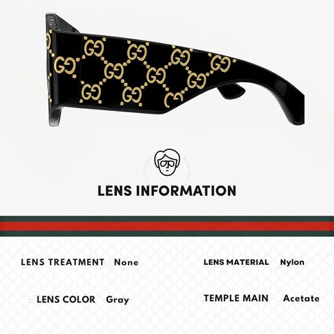 Gucci GG0983S Designer Square Aviator Shape Sunglasses with Non-Polarized Lenses - Epitome of Luxury and Style in Saudi Arabia