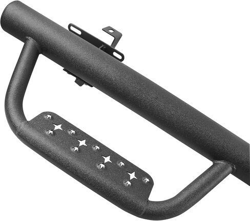 Running Boards Side Steps Compatible for 2007-2018 Jeep Wrangler JK 4-Door Round Drop (3 inches) in Saudi Arabia