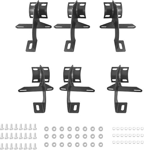 Running Boards Side Steps Compatible for 2007-2018 Jeep Wrangler JK 4-Door Round Drop (3 inches) in Saudi Arabia