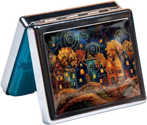 منظم حبوب الدواء الفضي اللامع المطلي بالكروم لمدة 7 أيام مع مرآة بالداخل يحتوي على 8 حجرات منفصلة مستطيلة علبة حبوب الدواء لمدة 7 أيام (سلحفاة) in Kuwait