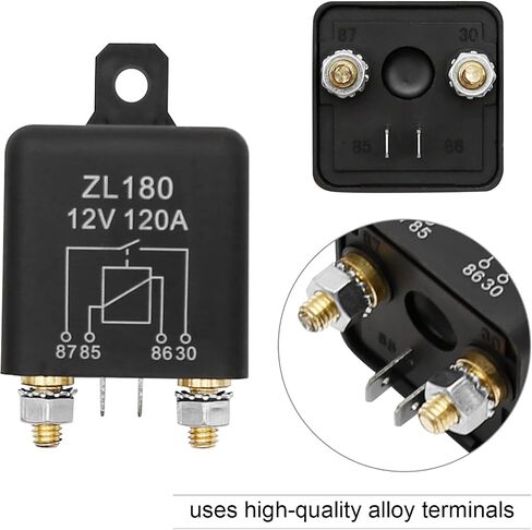 12V DC 120 Amp Relay Switch Split, 4 Terminal Relays 12V DC 120 Amp, Charge for Truck Boat Marine True Mods in Saudi Arabia
