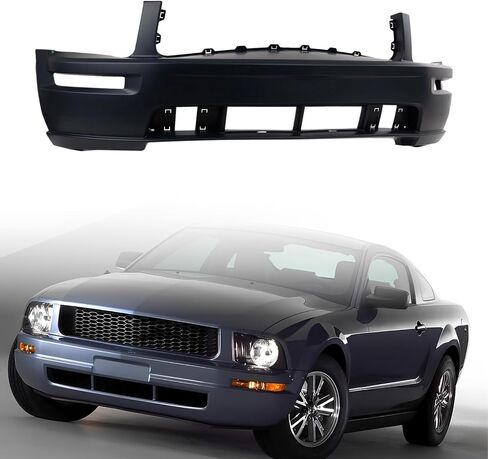 غطاء المصد الأمامي متوافق مع 2005-2009 Ford Mustang GT، استبدل FO1000575، 5R3Z17D957BAA، معبى in Saudi Arabia