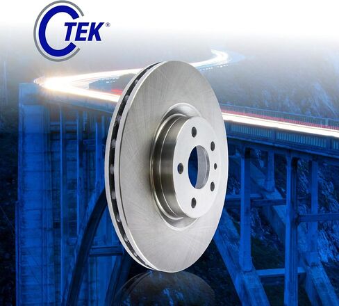 Centric C-Tek 121.62078 Automotive Replacement Front Brake Rotor Fits Select Chevrolet Cobalt/HHR/Malibu, Pontiac G4/G5/G6/Persuit, Saturn Aura/Ion in Saudi Arabia