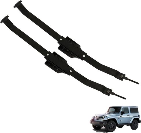 2 PCS Fuel Tank Straps with Plastic Block Replacement for Wrangler 1997-2007 52100181 52100235 52100235AC 52127852 in Saudi Arabia