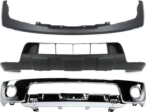 Garage-Pro Bumper KIT Compatible with Nissan Frontier 2005-2008 Chrome Front, Lower in Saudi Arabia