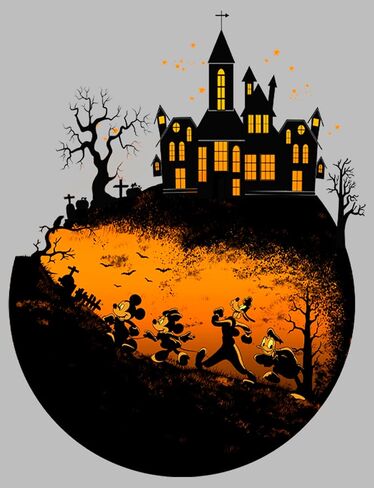 Men's Mickey & Friends Halloween Haunted Mansion Pull Over Hoodie in Saudi Arabia