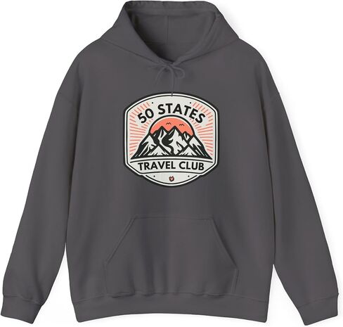 50 states travel club hoodie, USA Bucket List visited all Fifty States Pullover Sweatshirt in Saudi Arabia
