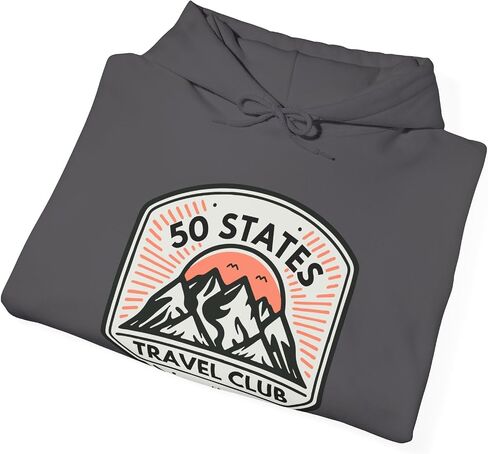 50 states travel club hoodie, USA Bucket List visited all Fifty States Pullover Sweatshirt in Saudi Arabia