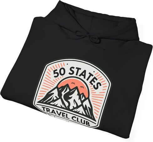 هوديي نادي السفر في 50 ولاية، قامت قائمة دلو الولايات المتحدة الأمريكية بزيارة جميع قمصان Fifty States Pullover in Kuwait